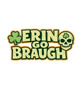 Erin Go Braugh Skull