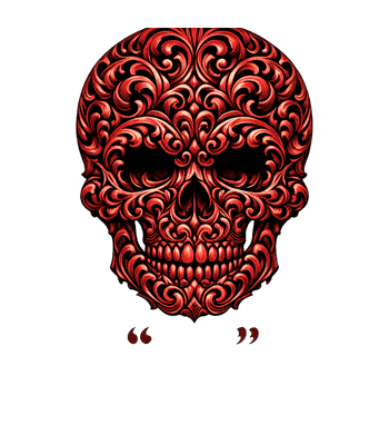 Ornate Filigree Skull