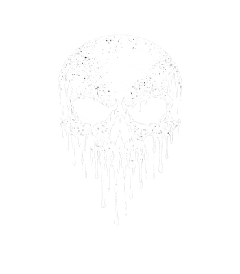 Dripping Skull Graphic
