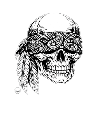 Rebel Skull Design