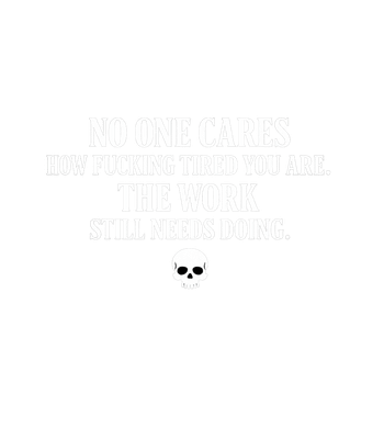 Work Still Needs Doing