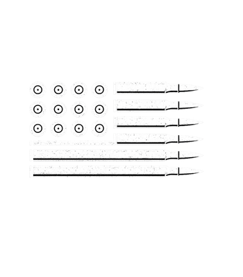 BULLET FLAG RED* CLASSIC TEE