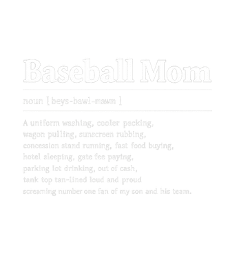 Baseball Mom Definition