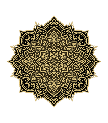 Golden Ornate Mandala