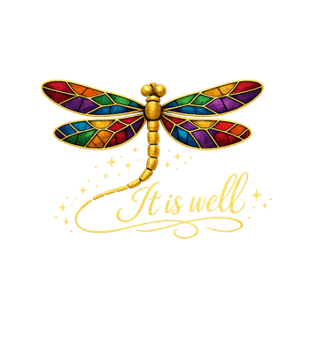 Colorful Dragonfly It Is Well