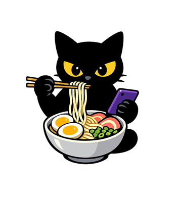 Ramen Cat Phone