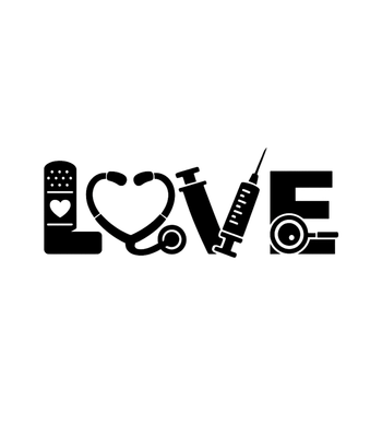 Nurse Love Graphic Tee, Nursing School T-Shirt