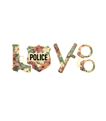 Police Love Floral Art