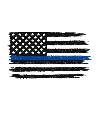 Thin Blue Line Flag