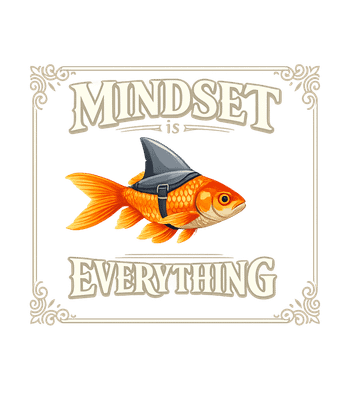 Mindset is Everything Goldfish
