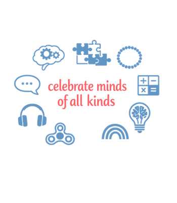 Comfort Colors Celebrate Minds Of All Kinds Shirt Autism Awareness Tee Neurodiversity Sped Teacher Top Special Education OT BCBA Gift