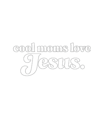 Cool Moms Love Jesus Comfort Colors T-Shirt, Christian Mom Tee, Praying Mama Shirts, Faith Based T-Shirt, Faithful Shirt, Religious Mom Tee