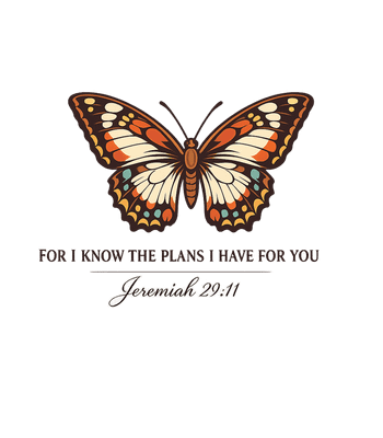 Jeremiah 29:11 Butterfly