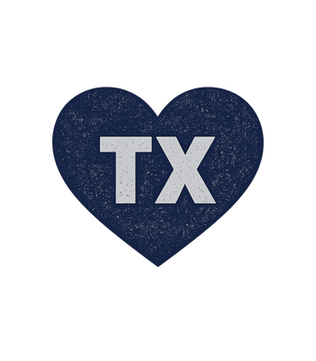 TX State Pride Heart