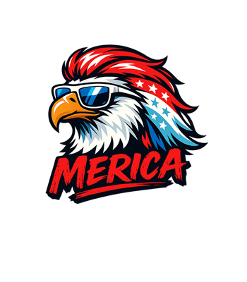 Merica Patriotic Eagle
