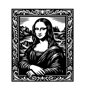 Mona Lisa Art Icon