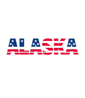 Patriotic Alaska Flag