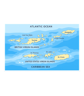 Virgin Islands Map