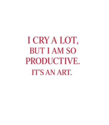 Productive Crying Art