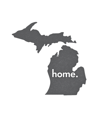 Michigan Home Black on Black