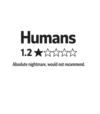 Humans: Absolute Nightmare Rating