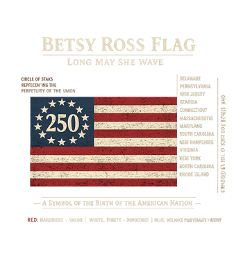 Betsy Ross 250 Flag