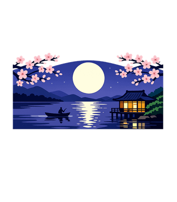 Moonlit Night Fishing