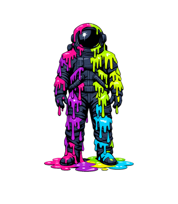 Cosmic Drip Astronaut