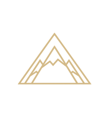 Geometric Mountain Peak