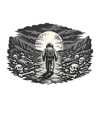 Lone Astronaut Bones