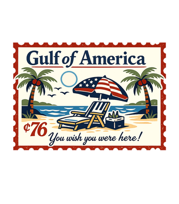 Gulf of America Stamp