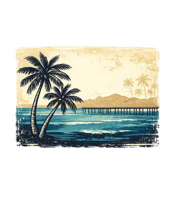 Vintage Beach Paradise