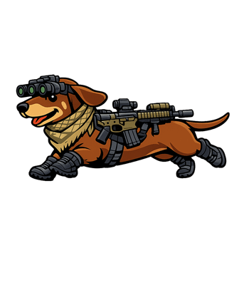 Tactical Wiener Dog