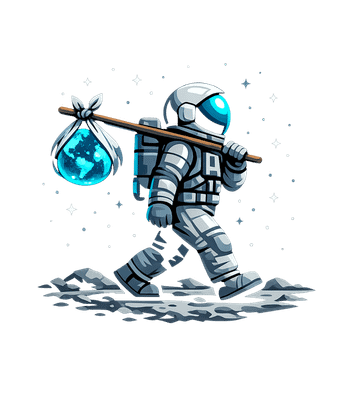 Astronaut Earth Journey