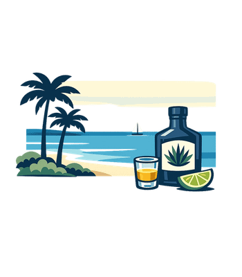 Tropical Tequila Sunset