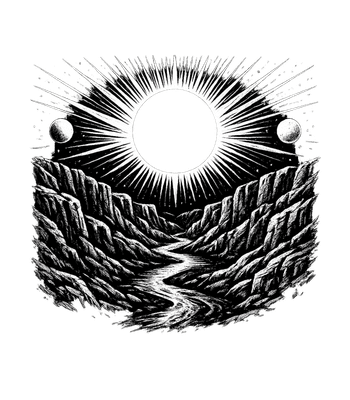 Cosmic Canyon Eclipse