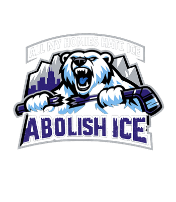Hockey Bear Abolish Ice