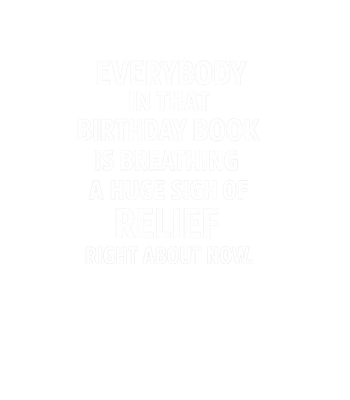 Birthday Book Relief