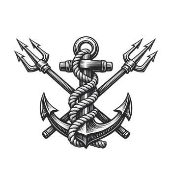 Nautical Anchor Tridents