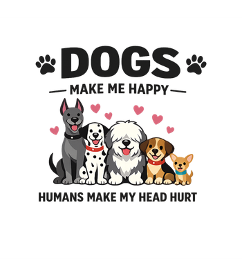 Dogs Make Me Happy