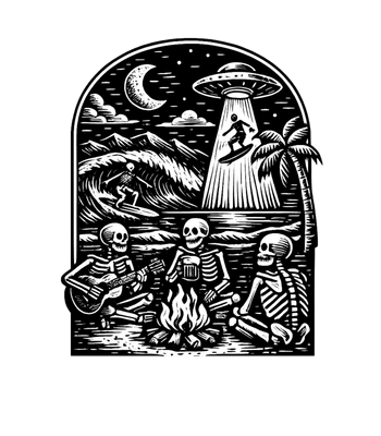 Skeleton Beach Party