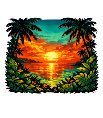 Tropical Sunset Paradise