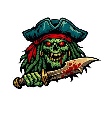 Bloody Pirate Zombie