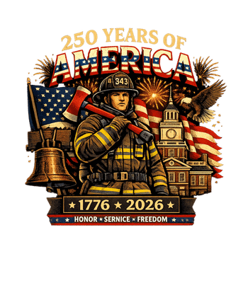 America 250th Firefighter