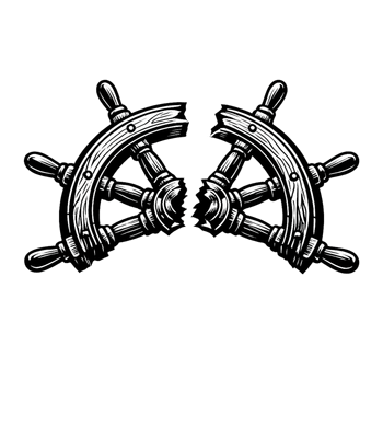 Broken Ship Wheel