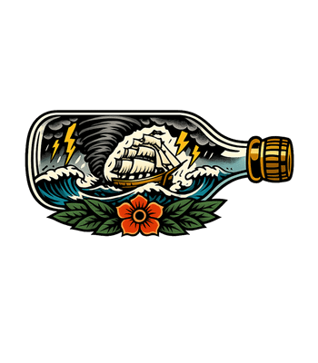 Stormy Seas Bottle