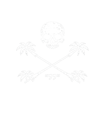 Tropical Skull & Spears