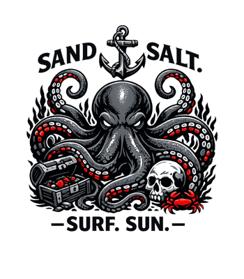 Octopus Sand Salt Surf