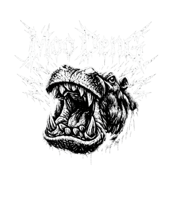 Moo Deng Hippo Metal