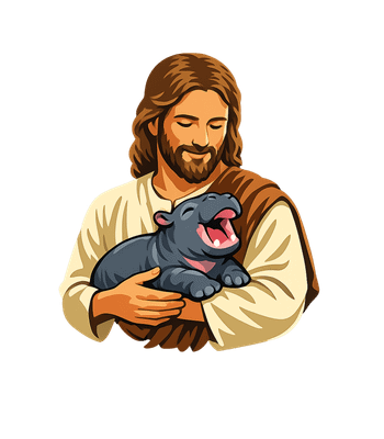 Jesus Loves Baby Hippos